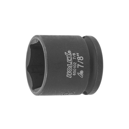 Holex Impact Socket, 3/8 inch Drive, 6 pt, 7/8 inch 650102 7/8